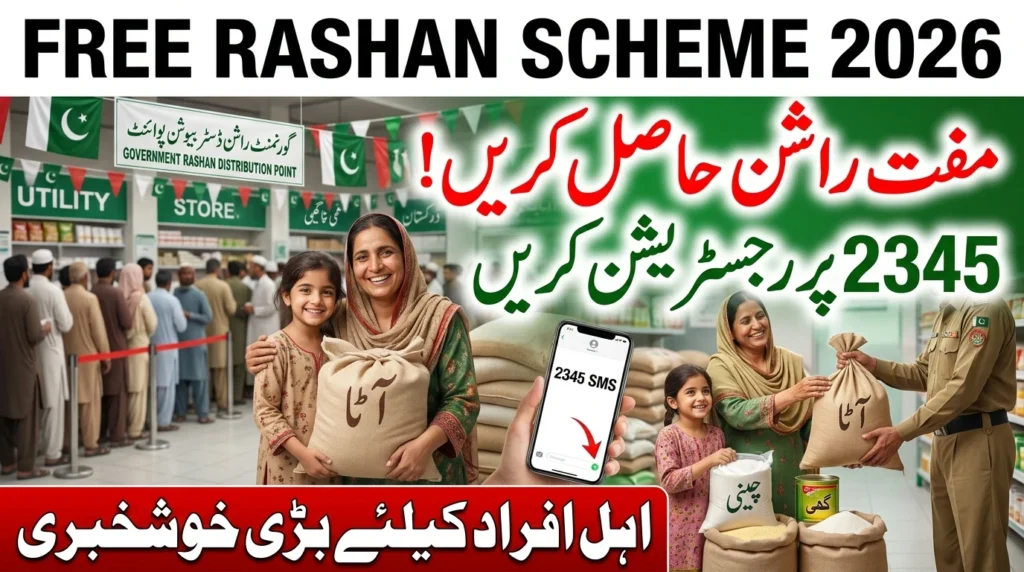 2345 Free Rashan Scheme 2026 | Rs. 10,000 Nigehban Card Update