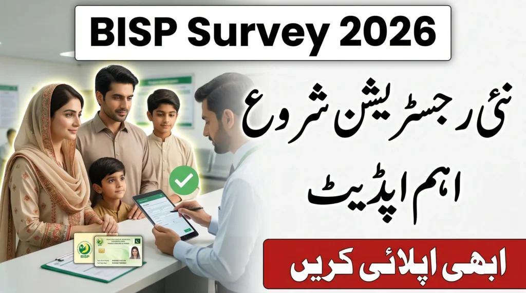 BISP Dynamic Survey Registration 2026: Complete Step-by-Step Guide