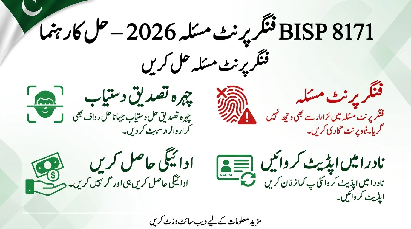 BISP Fingerprint Verification Problem 2026: Complete Solution to Get Your Payment Fast