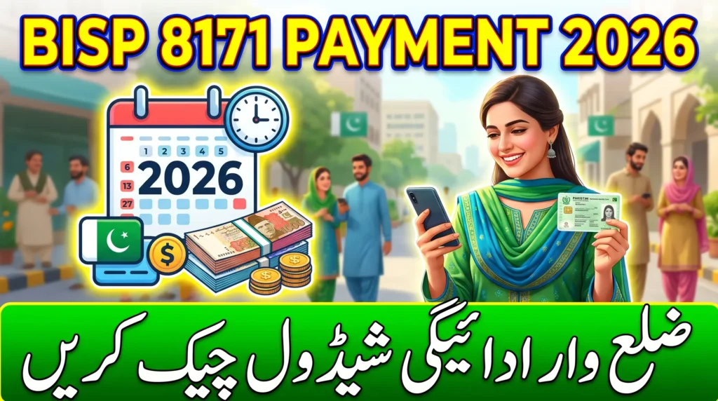 BISP 8171 New Payment Schedule 2026 – Phase Wise District Plan Explained