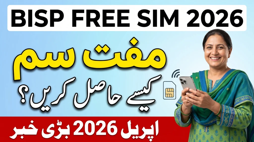 Big News April 2026! BISP Free SIM 2026 – 8171 Wallet Account Activation Ka Tarika