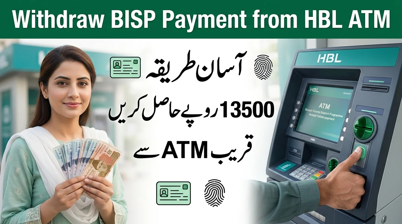 How to Withdraw Benazir Kafalat Payment from HBL ATM – Full 2026 Guide