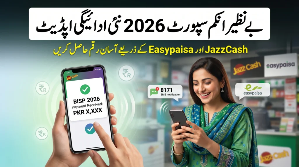 BISP 2026 Payment Update: Get Money via JazzCash & Easypaisa