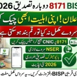 BISP 8171 Re-Verification 2026: Complete Guide to Avoid Payment Block