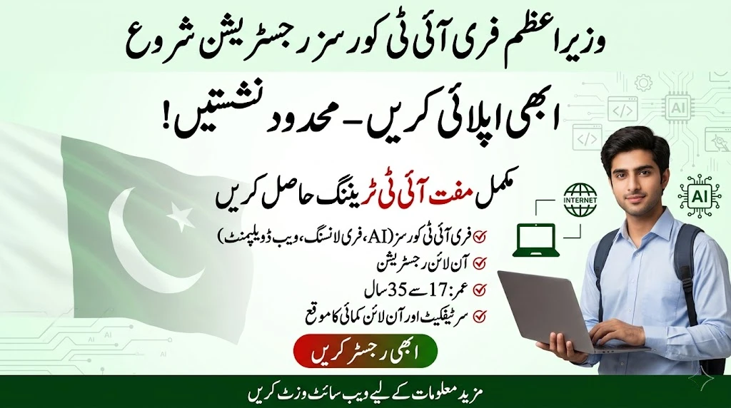 PM Free IT Courses 2026 Registration Open – Apply Online in Pakistan Before Deadline