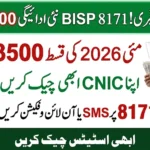 BISP 8171 New Payment 13500 May 2026 – Check Your CNIC Status Instantly Online