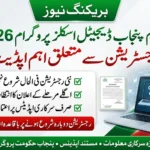 CM Punjab Digital Skills Program 2026 Registration – Bari Update Agayi