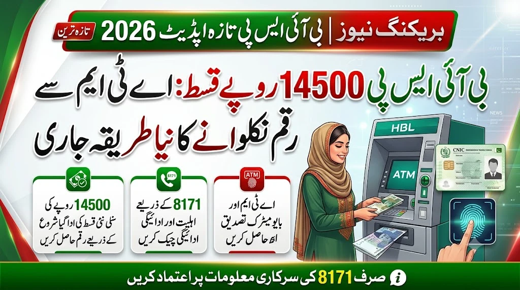 BISP 14500 Installment Check Online: ATM Withdrawal Ka Complete Guide