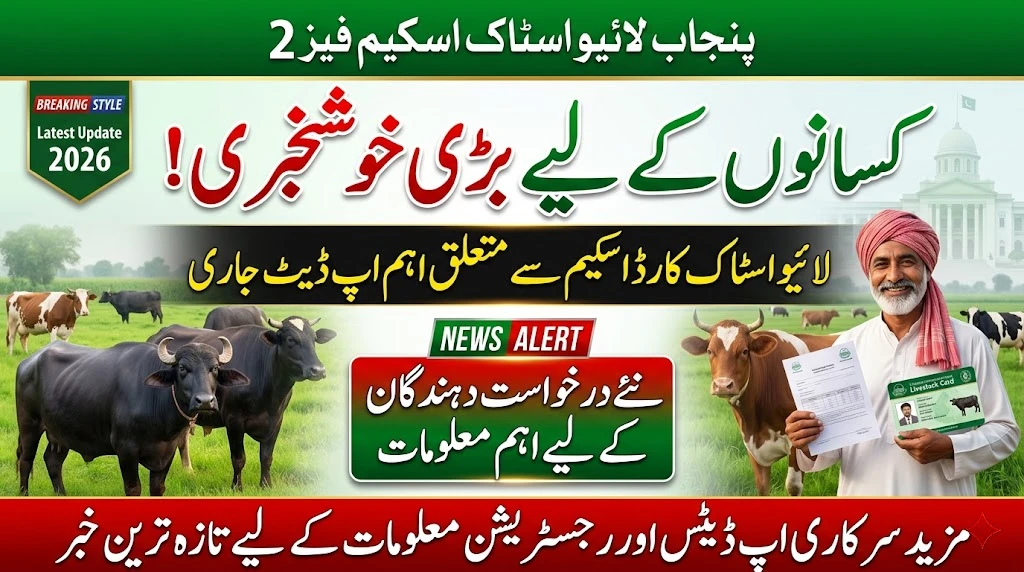 CM Punjab Livestock Scheme Phase 2 Update: Hazaron Kisanon Ke Liye Bari Khushkhabri Samne Aa Gayi