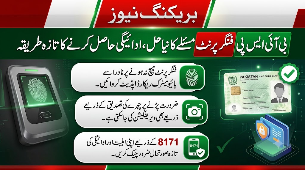 BISP Fingerprint Problem Ka Naya Solution 2026 – Ab Payment Lena Hua Asaan