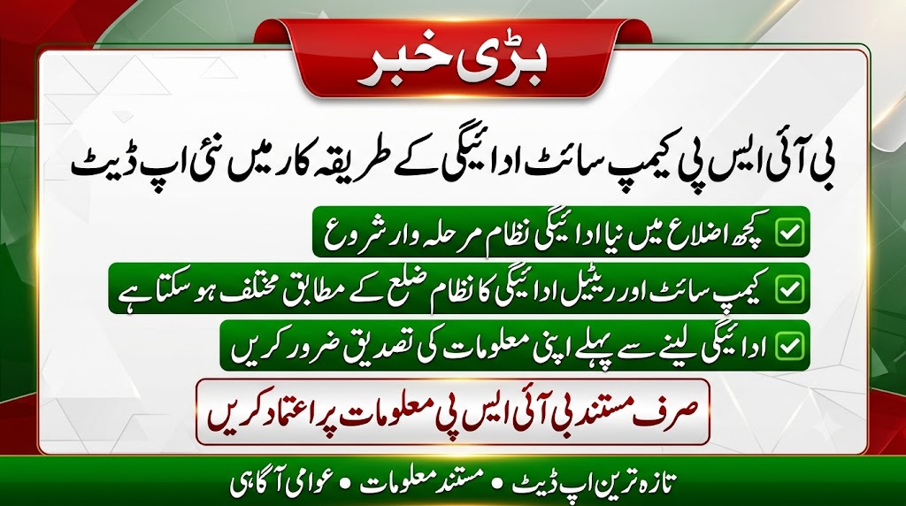 BISP Camp Site Payment Method 2026 – Payment Lene Ka Naya Tareeqa Samne Aa Gaya